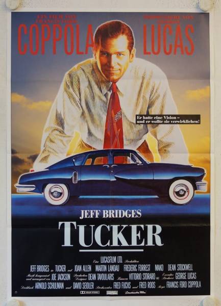 Tucker: The Man and his Dream original release german movie poster